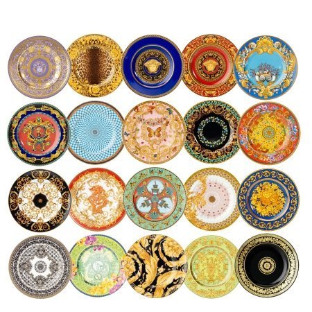 Presentation Plates by Rosenthal meets Versace