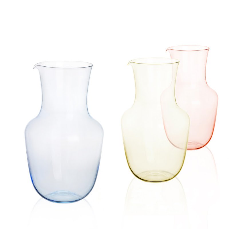 Alpha Coloured Water Pitchers by Lobmeyr
