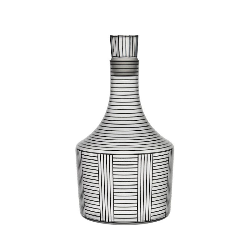 Hoffmann Bronzit Decanter by Lobmeyr