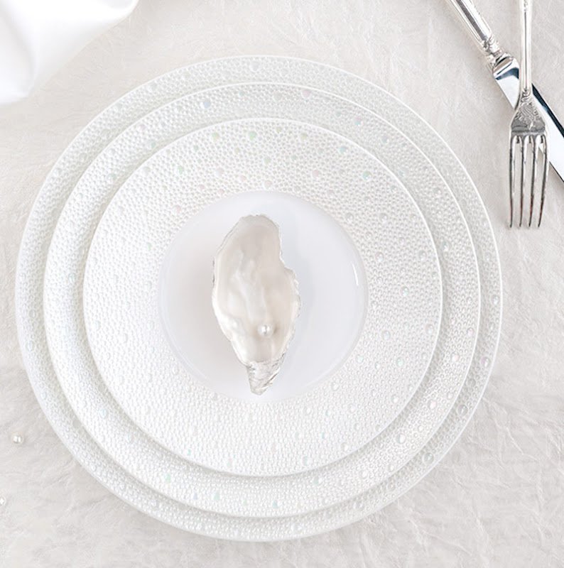 Ecume Pearl by Bernardaud