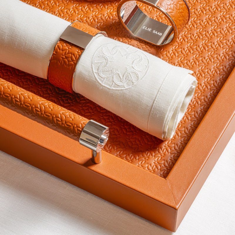 Napkin Ring Monogram by Giobagnara x Elie Saab
