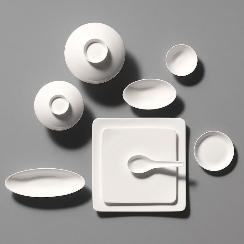 Bone China White Asia Line by Dibbern