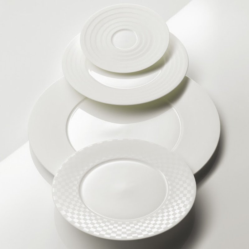 Bone China White Cross-White by Dibbern
