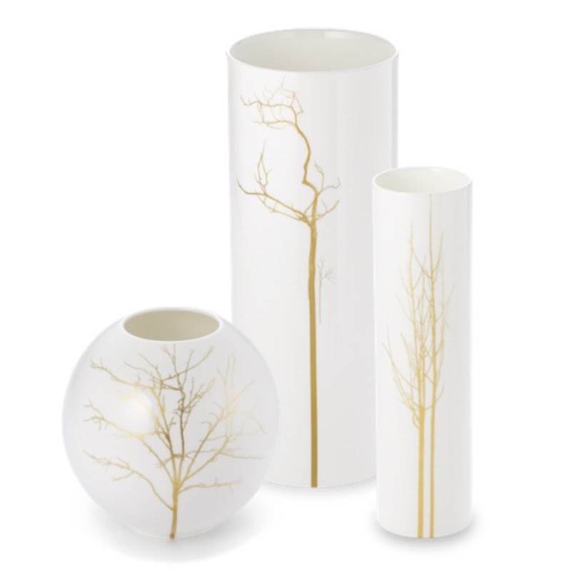 Golden Forest Vases by Dibbern