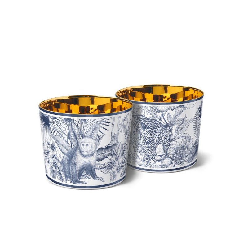 Sip of Gold Paraíso Blue Cocktail/Water/Champagne/Cocktail/Water Goblets by Sieger by Fürstenberg