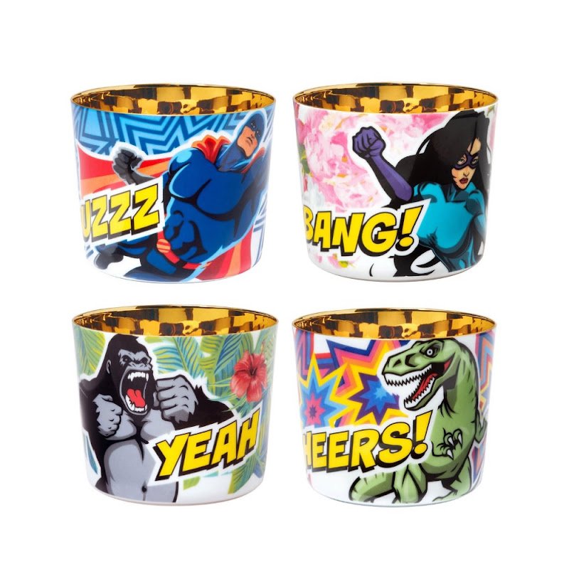 Sip of Gold The Sparkling 4 & Friends Champagne/Cocktail/Water Goblets by Sieger by Fürstenberg