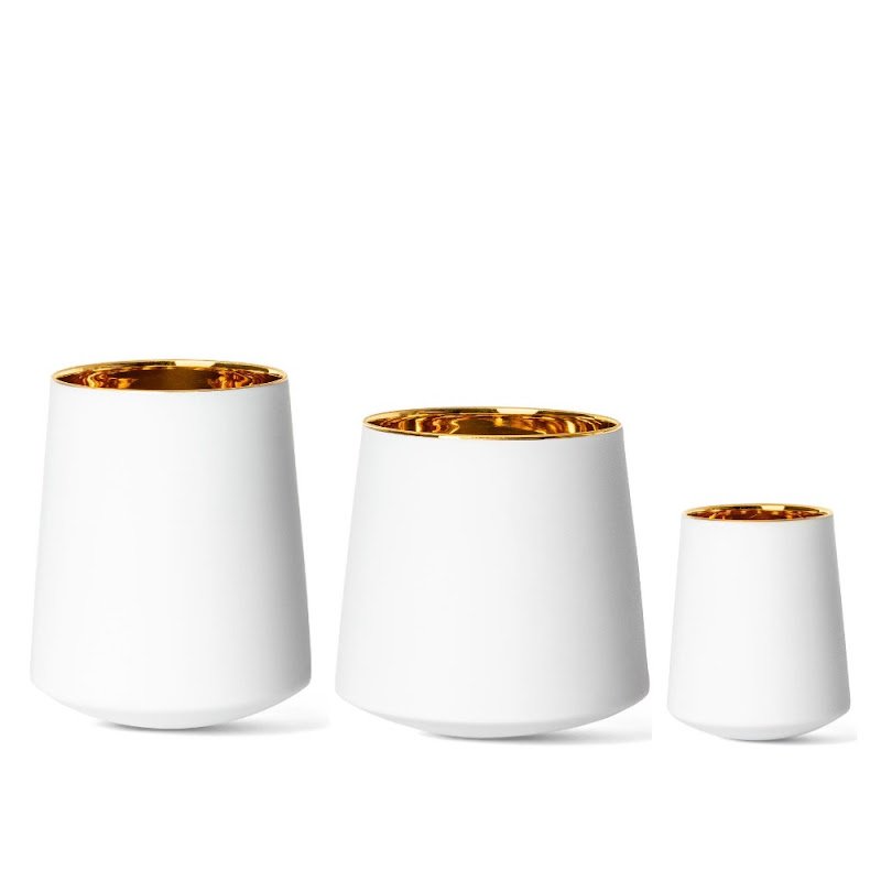 Grand Cru Gold Satin White by Sieger by Fürstenberg