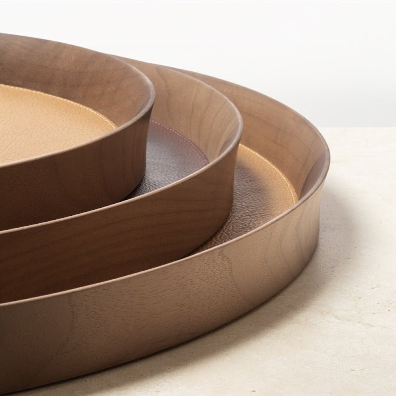 Tray Round by Giobagnara x Poltrona Frau