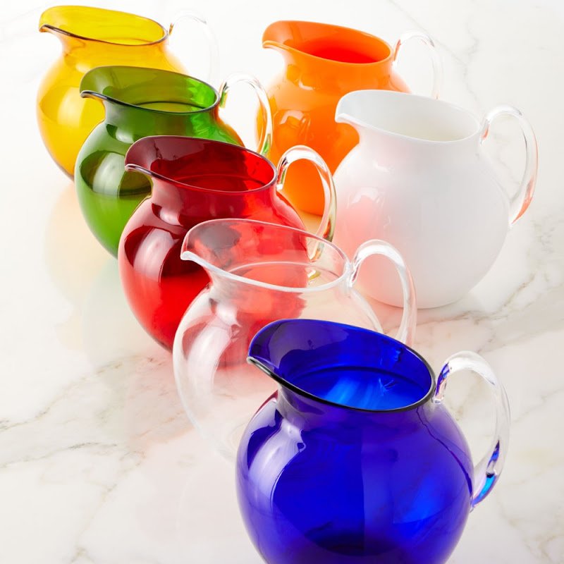 Jug Acrylic "Palla" by Mario Luca Giusti