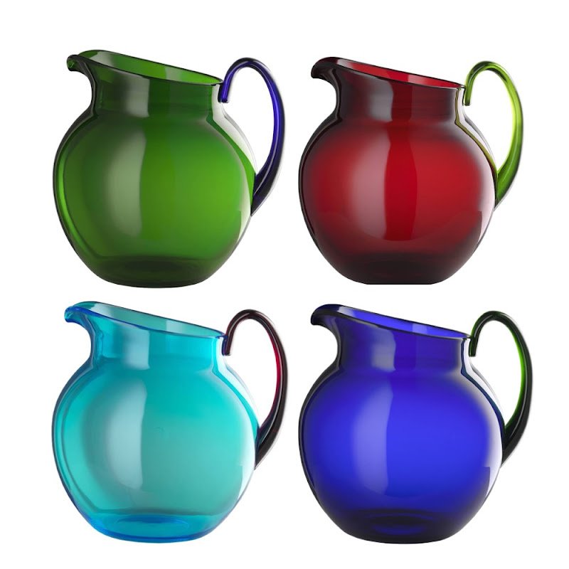 Jug Acrylic "Pallina" by Mario Luca Giusti