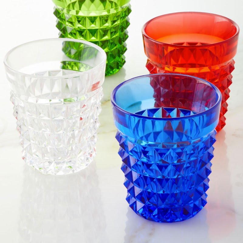 Tumblers Acrylic "Palazzo" by Mario Luca Giusti
