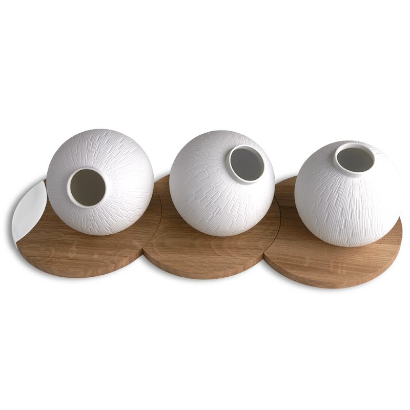 Infini White Centrepiece by Haviland