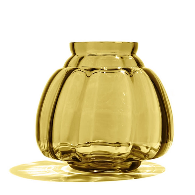 Vase Copier Flora  Moss Green by Sommer Dutch Glass Art