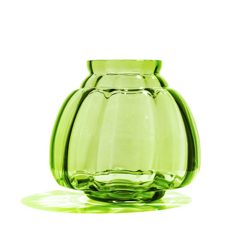 Vase Copier Flora Anna Green by Sommer Dutch Glass Art