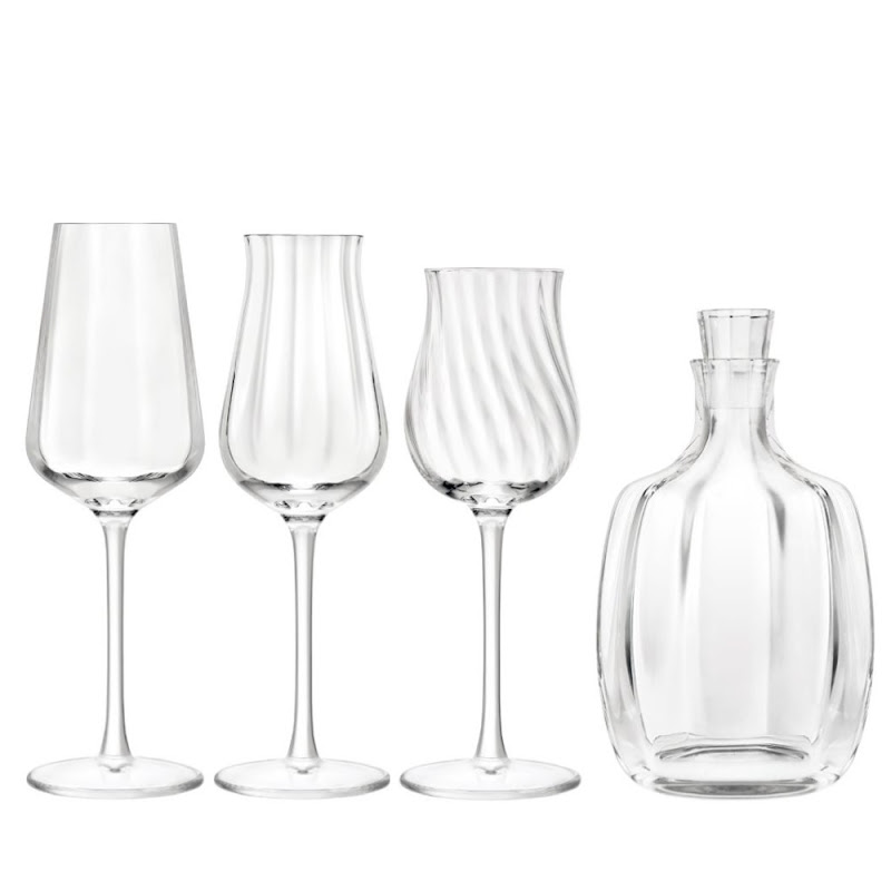 Twist Bar Glasses by Saint Louis