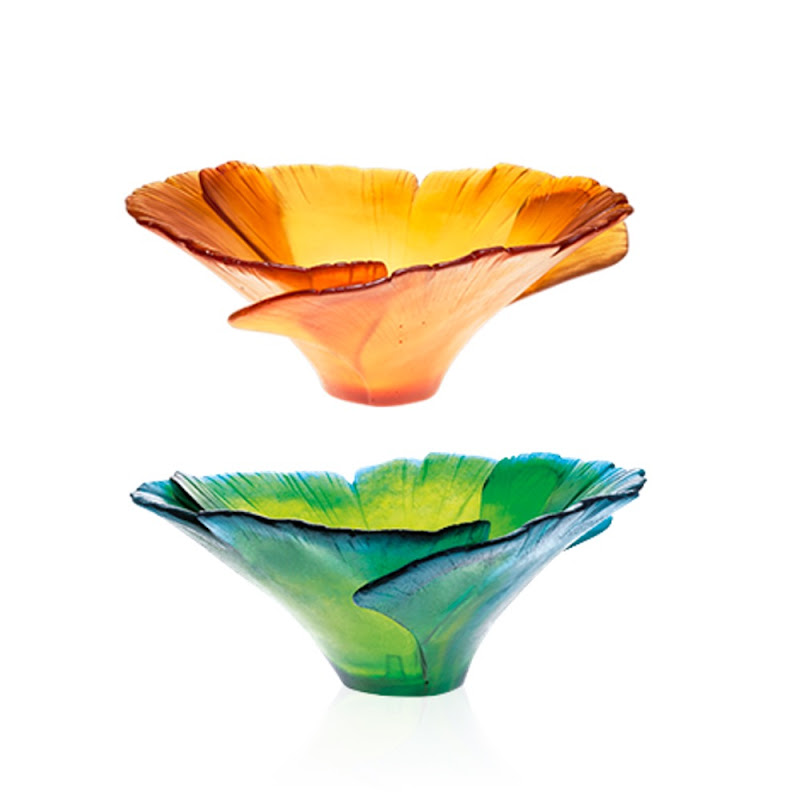 Ginko Bowls by Daum