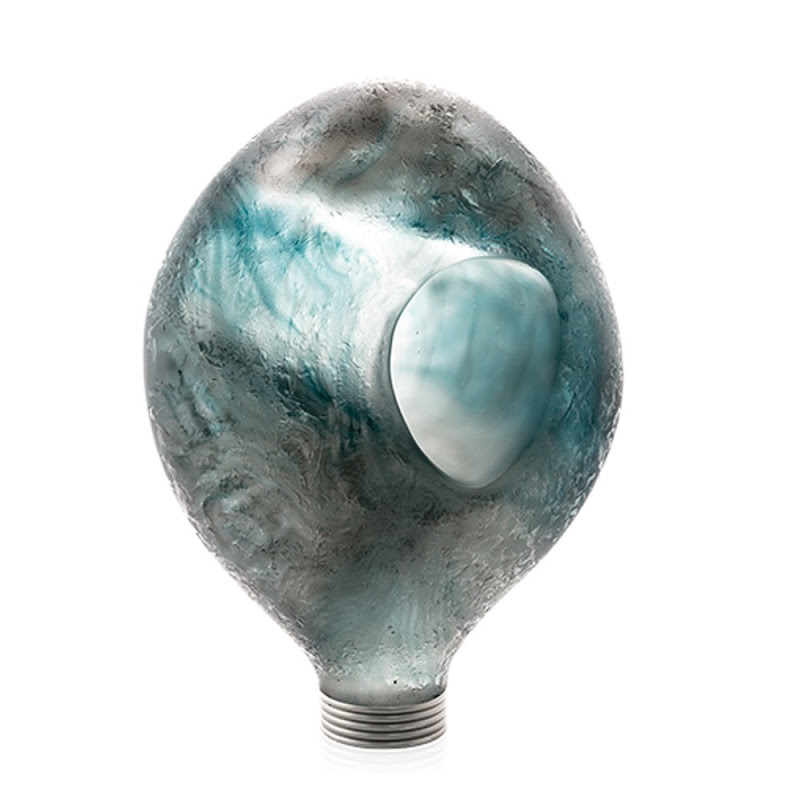 Sculpture "Yeelen Azur" by Daum