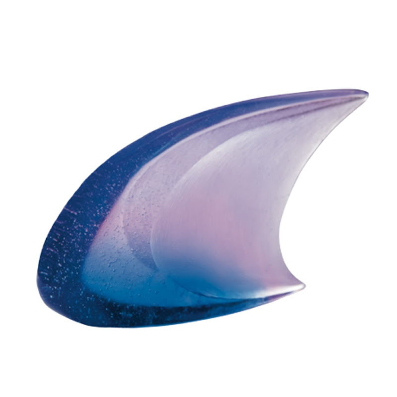 Sculpture "Blue Purple Fish" by Daum