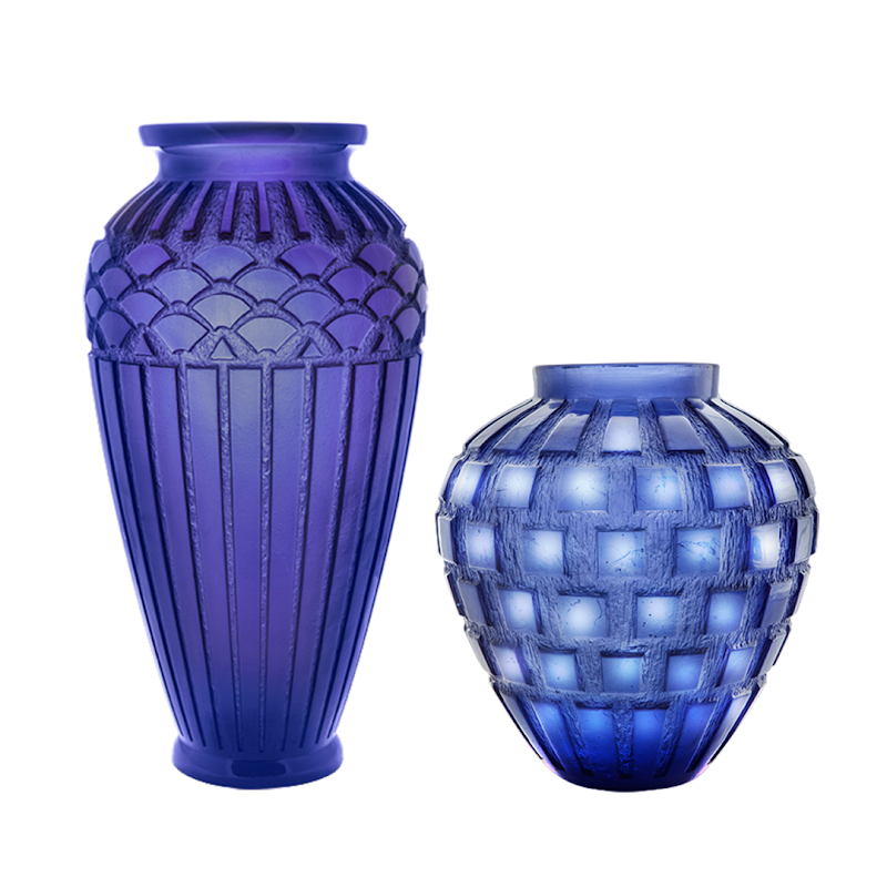 Rythme Vazen Blauw by Daum