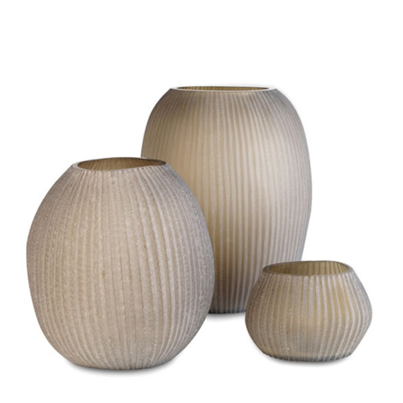 Nagaa Vases Smoke Grey by Guaxs