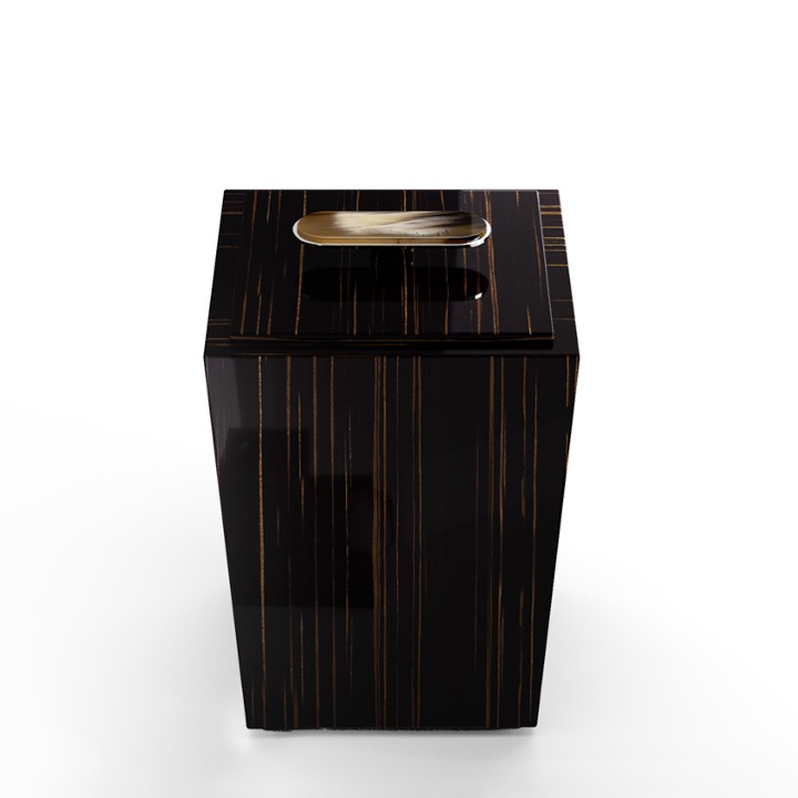 Bicco Waste Bin Ebony by Arcahorn