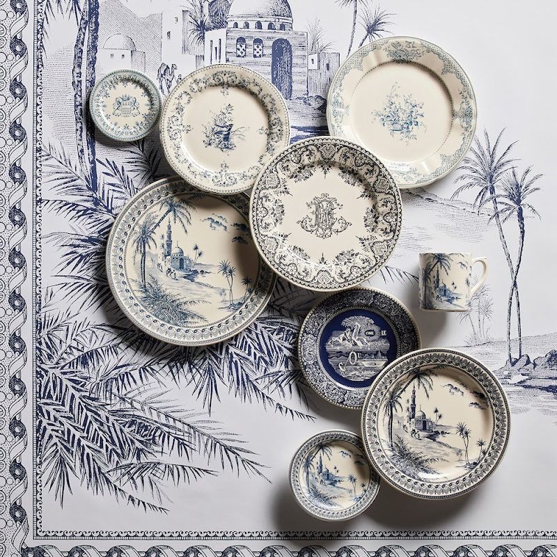 Les Dépareillées Bleu by Gien