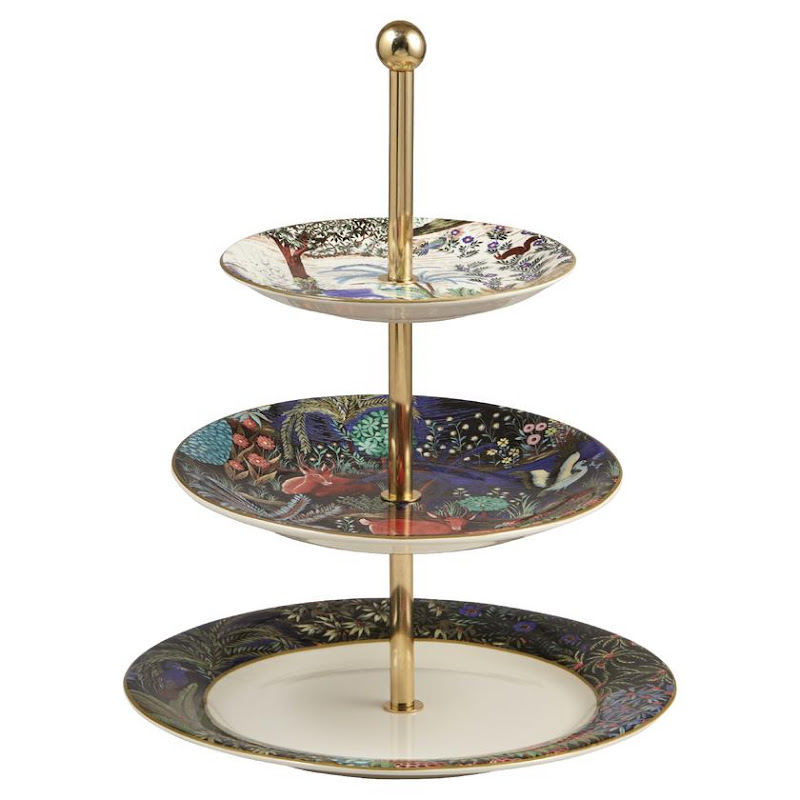 Le Jardin du Palais 3-Tier Cake Stand by Gien