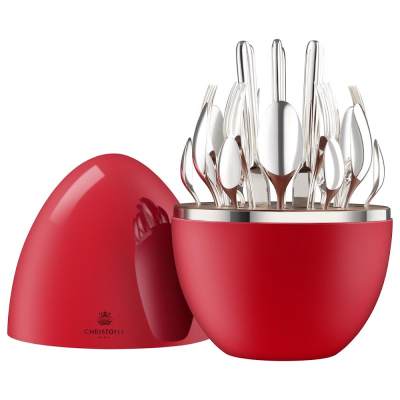 Mood Ruby Cutlery Set by Christofle
