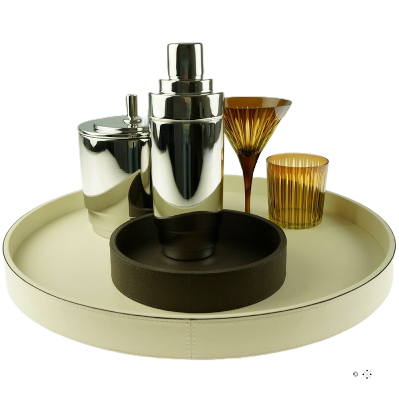 Tray "Polo" Round. by Giobagnara