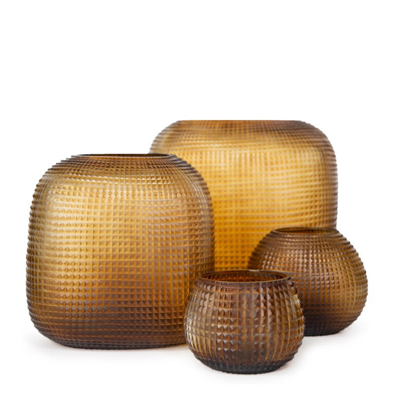 Vase "Somba", Dark Brown by Guaxs