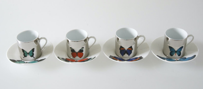 Mocca Cup and Saucer "Anamorphoses" by Raynaud