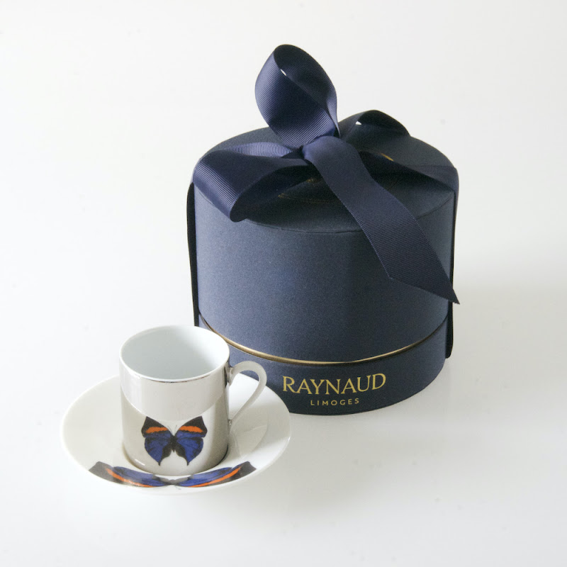 Mocca Cup and Saucer "Anamorphoses" by Raynaud