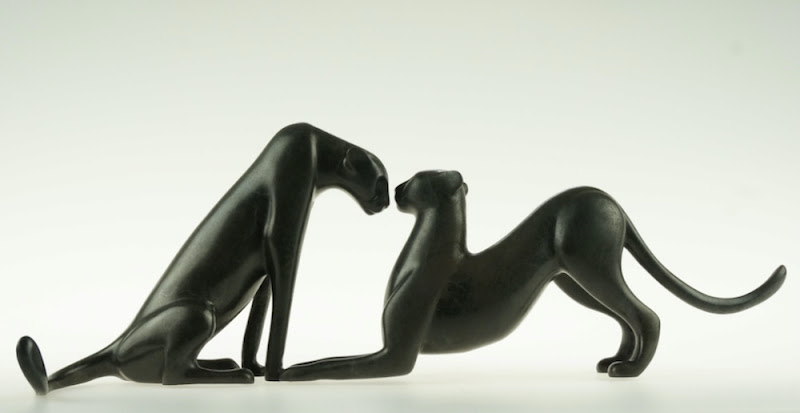 Cheeta paar by Loet Vanderveen