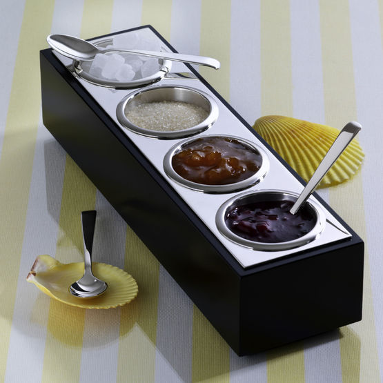 Sugar/jam and salt bar by Robbe & Berking