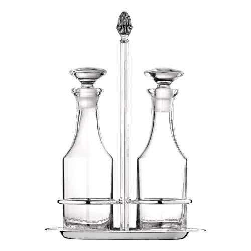 Malmaison Oil & vinegar cruet-stand by Christofle