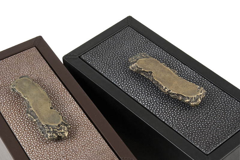 Box "Ambra Shagreen" by Giobagnara