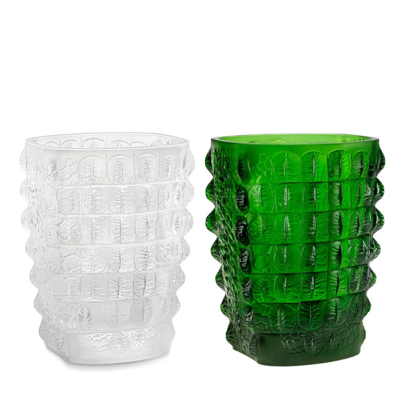 Croco Vases by Lalique