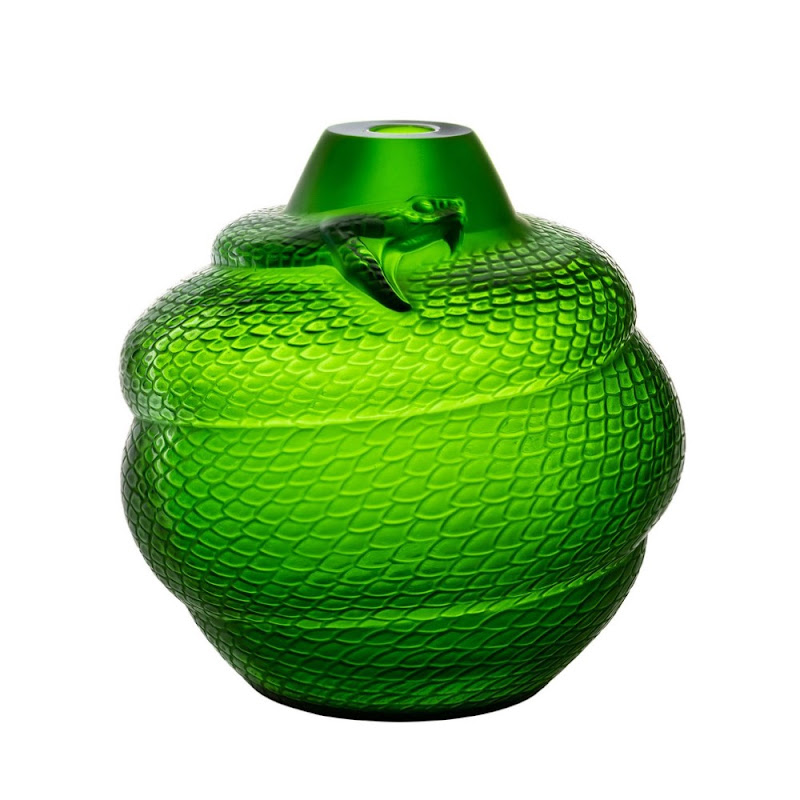 Serpent Vase by Lalique