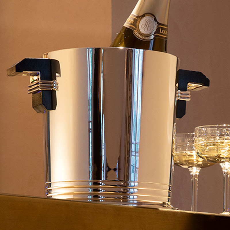 Art Deco Champagne cooler & ice bucket by Puiforcat