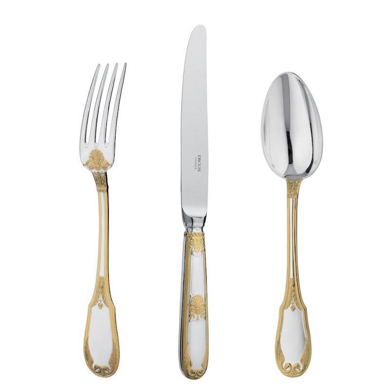 Empire partially gilded by Ercuis