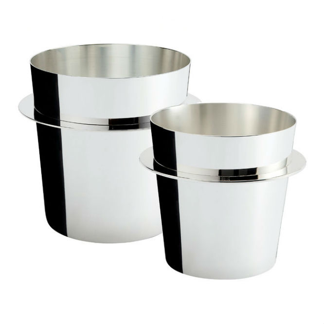 Saturne Champagne coolers & Ice Bucket by Ercuis