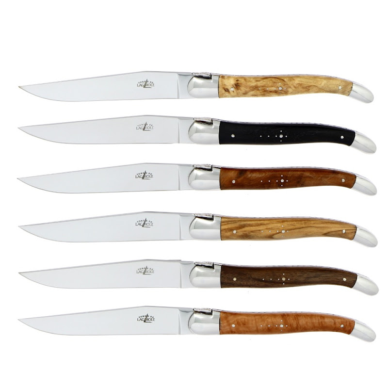 Wood-Handled Steak/Dinner knives by Forge de Laguiole