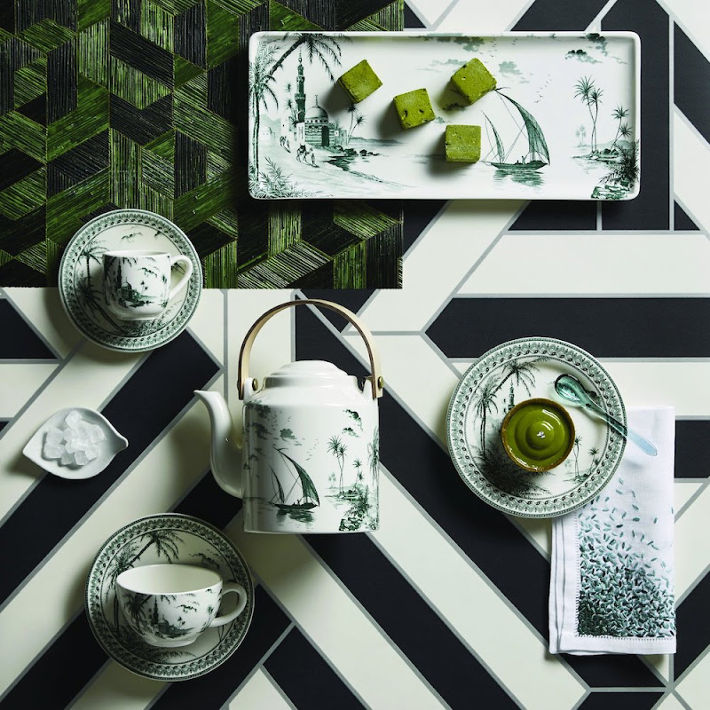 Les Dépareillées Vert by Gien