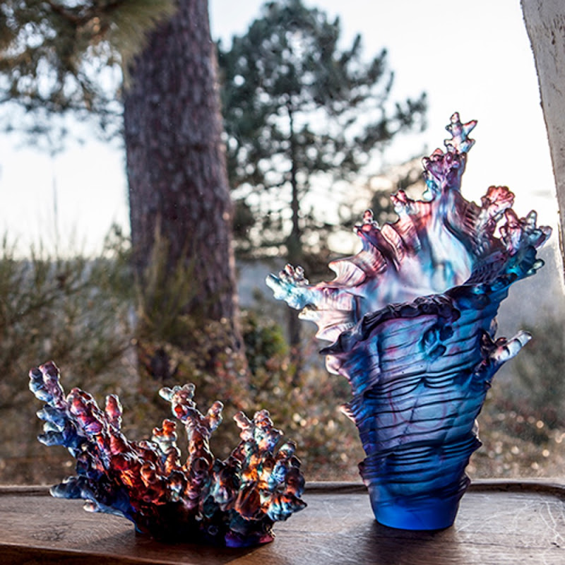 Mer de Corail Schalen by Daum