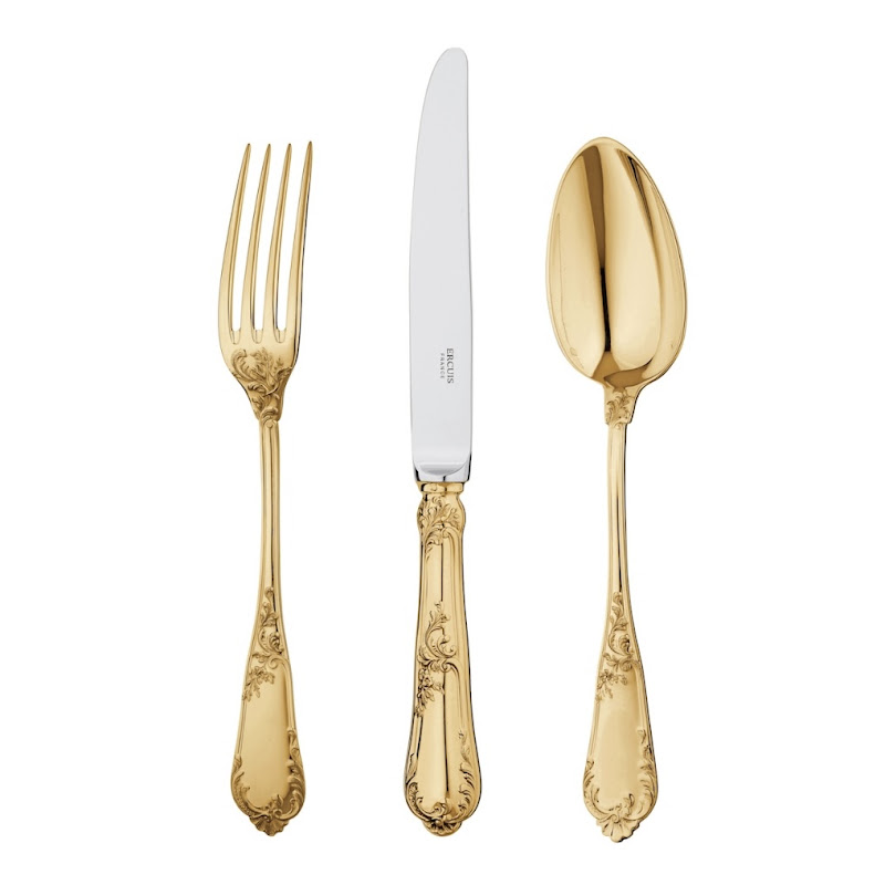 Rocaille gilded by Ercuis