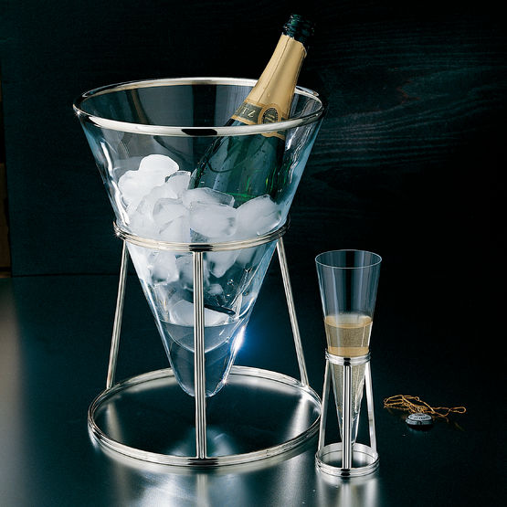 Éclat Champagne coolers & Ice Bucket by Ercuis