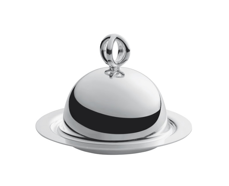 Latitude butter dish with cover by Ercuis