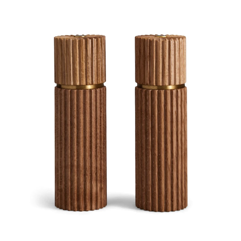 Salt & Pepper Mill "Ionic",  Natural Oak by L'Objet