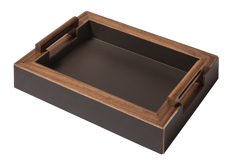 Tray "Toiles de Noyer" by Rabbitti