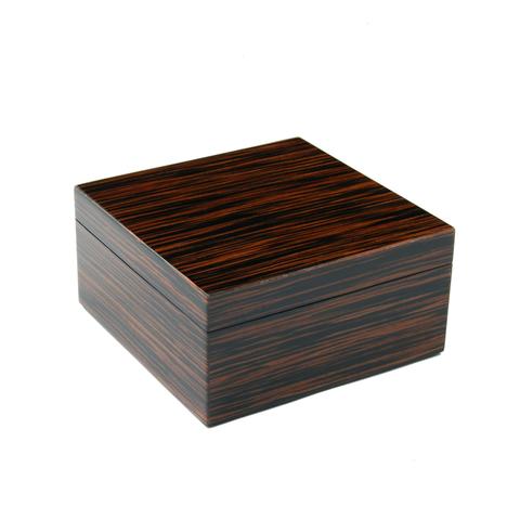 Box  "Maccasar Ebony", Vierkant Groot by Pacific Connections